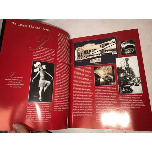 The Phantom Of the Opera Pantages Theatre Toronto Book & 2 Theatre Programs - Picture 5 of 16